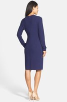 Thumbnail for your product : Classiques Entier V-Neck Stretch Crepe Sheath Dress