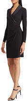 Thumbnail for your product : Chaps Surplice Satin Jersey Dress