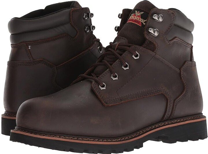 Thorogood VSeries Work Boot 6 Steel Toe (Brown) Men's Work Boots