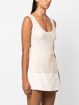Thumbnail for your product : Zimmermann Scoop-Neck Knitted Tank Top