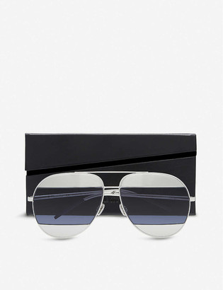 dior split 1 aviator sunglasses
