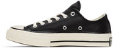Thumbnail for your product : Converse Black Leather Chuck 70 OX Sneakers