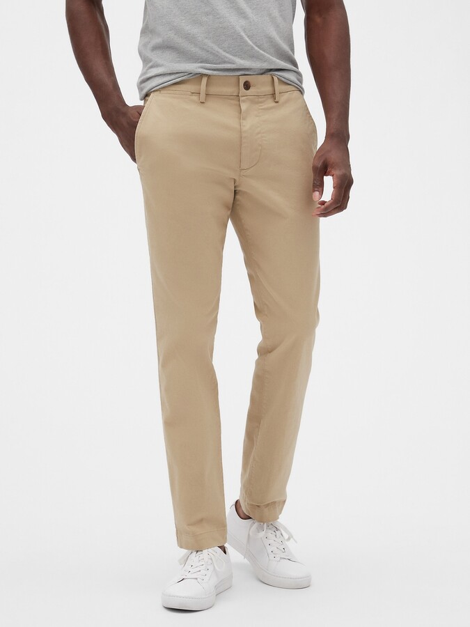 Gap Factory GapFlex Essential Khakis in Skinny Fit with Washwell -  ShopStyle Casual Pants