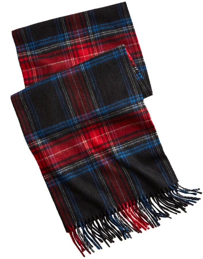Club Room Men's Plaid Cashmere Scarf, Created for Macy's ShopStyle