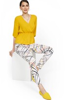 Thumbnail for your product : New York & Co. Petite Audrey High-Waisted Ankle Pant - Crosshatch |