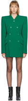 Thumbnail for your product : Balenciaga Green Double Breasted Dynasty Dress