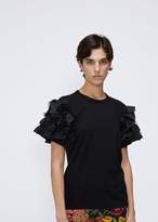 Thumbnail for your product : Comme des Garcons Short Sleeve Ruffle Tee