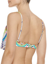 Thumbnail for your product : Mara Hoffman Printed Flutter Bikini Top