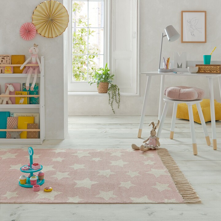 Dunelm Alma Stars Rug Alma Pink ShopStyle