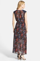 Thumbnail for your product : Vince Camuto Floral Plaid Drawstring Maxi Dress