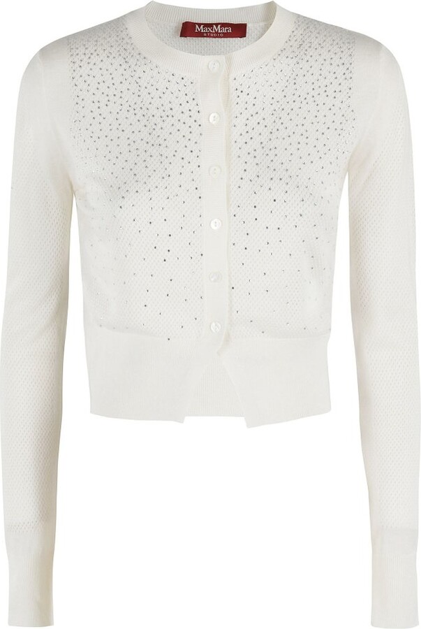 Studio Max Mara Embellished Button-Up Cardigan