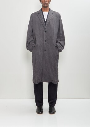 MHL By Margaret Howell Men Hooded Coat Dense Wool Melton