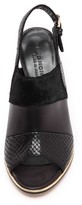 Thumbnail for your product : Club Monaco Ava Slingback Sandals with Haircalf Trim