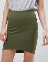 Thumbnail for your product : ASOS DESIGN mini skirt with curved hem
