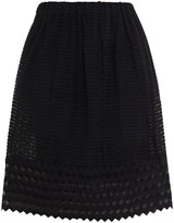 Thumbnail for your product : Hofmann Copenhagen Zooey Embroidered Tulle Mini Skirt