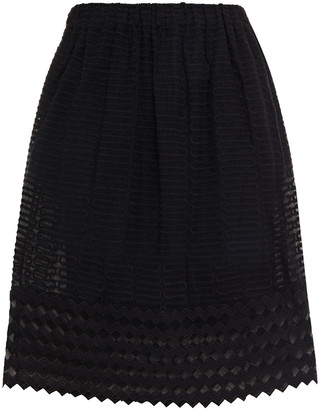 Hofmann Copenhagen Zooey Embroidered Tulle Mini Skirt