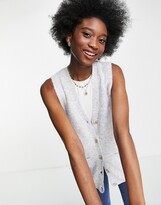 Thumbnail for your product : JDY knitted vest in grey