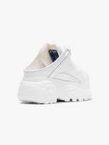 Thumbnail for your product : Buffalo David Bitton white classic backless leather flatform sneakers