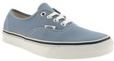 Thumbnail for your product : Vans womens blue authentic viiii denim trainers