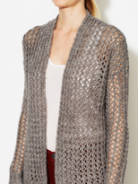 Thumbnail for your product : Twelfth St. By Cynthia Vincent Boyfriend Open Knit Cardigan