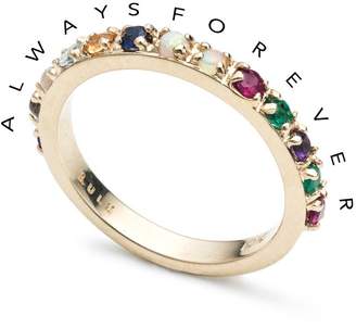 Lulu Frost CODE Word Always & Forever Ring 10k Gold