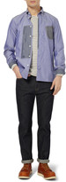 Thumbnail for your product : Junya Watanabe Patchwork Cotton-Chambray Shirt