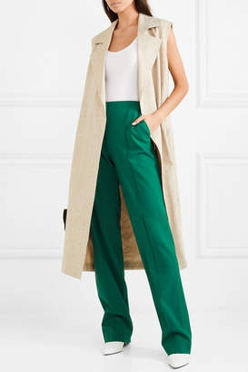 Diane von Furstenberg Wool-blend Straight-leg Pants