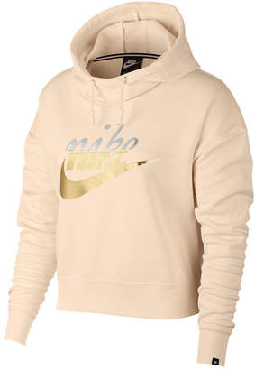 sportswear rally logo fleece sweatshirt