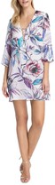 Thumbnail for your product : Gottex Swimwear First Bloom V-Neck Floral Lace-Up Tunic