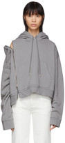 Thumbnail for your product : Maison Margiela Grey Multi-Wear Zip Hoodie