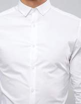 Thumbnail for your product : ASOS DESIGN TALL Skinny Shirt In White