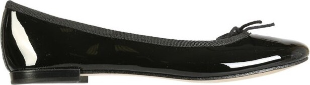 Repetto High Shine Bow Detailed Ballerina Shoes