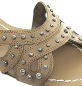 Thumbnail for your product : Ravel Leather Tan Flat Sandal