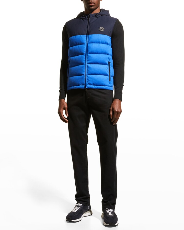 Mens Quilted Hooded Gilet | ShopStyle