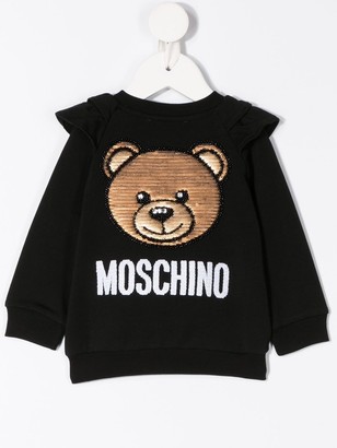 MOSCHINO BAMBINO Teddy Bear hooded jacket
