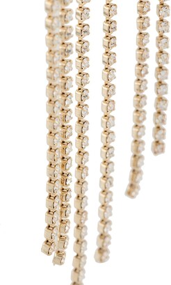 Rosantica Crystal-Embellished Hanging Chain Earrings