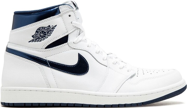 White High Top Jordans | Shop the world's largest collection of fashion |  ShopStyle