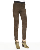 Thumbnail for your product : Elie Tahari Roxana Slim Stretch Leather Pants