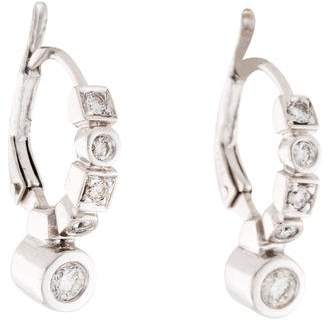 Penny Preville 18K Diamond Hoop Earrings