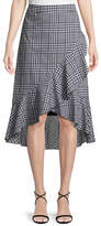 Thumbnail for your product : Trina Turk Nikita Picnic Plaid Wrap Ruffle Skirt