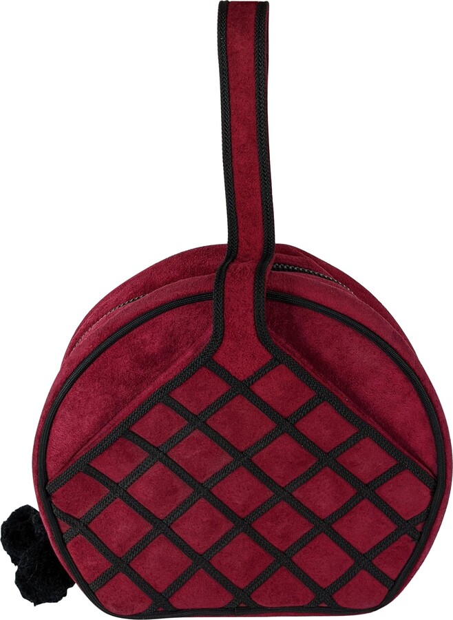 Renaud Pellegrino Renaud Pelligrino Rasberry Suede And Soutache Bag