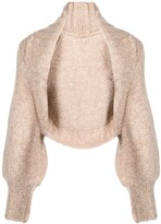 Thumbnail for your product : Cult Gaia Virginie knitted cardigan