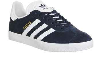 adidas dark grey gazelle trainers