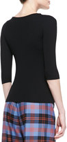 Thumbnail for your product : McQ Felted Peak-Shoulder Sweater