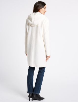 Marks and Spencer Boucle Hooded Coat