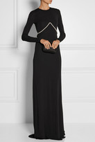 Thumbnail for your product : Cushnie Open-back embellished matte-jersey gown