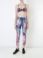 Thumbnail for your product : The Upside abstract print sports bra
