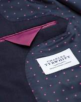 Thumbnail for your product : Blue Stripe Slim Fit Panama Business Suit Wool Jacket Size 36 by Charles Tyrwhitt