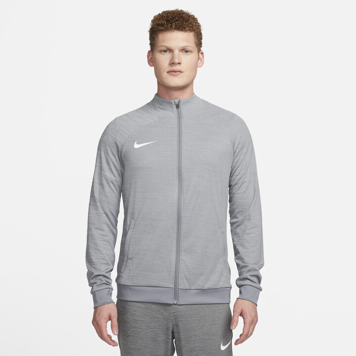 Nike Men's DriFIT Academy Soccer Track Jacket in Grey ShopStyle