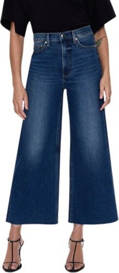 Pistola Denim Women's Lana Crop Wide Leg Jeans Broadway 25 27